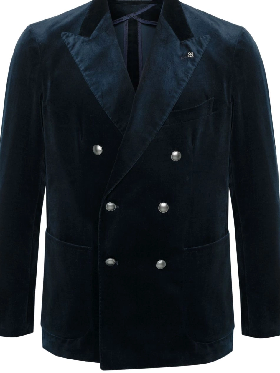 velvet Tagliatore double-breasted blazer Men 0313