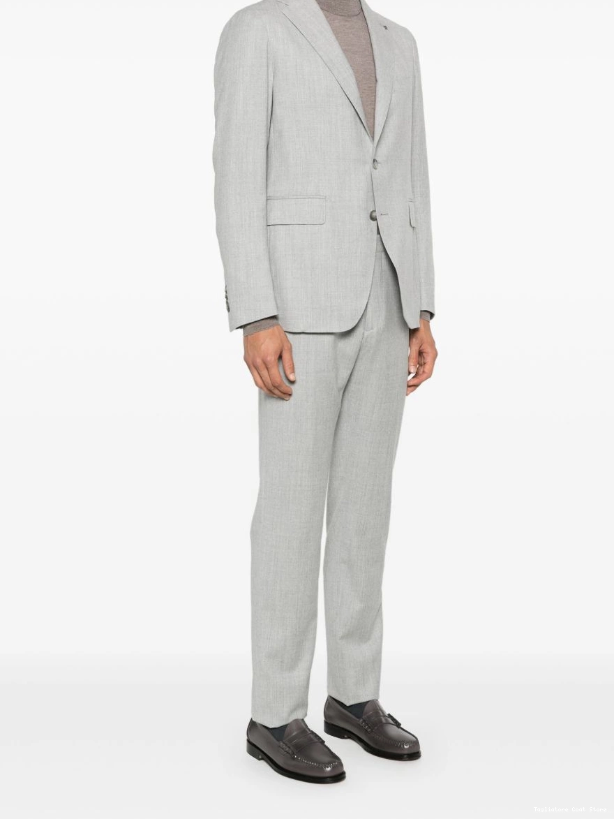 Affordable Tagliatore melange single-breasted suit Men 0307