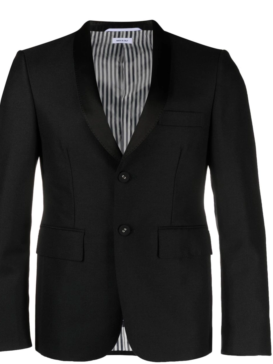 Affordable Men blazer shawl-collar Tagliatore single-breasted 0310