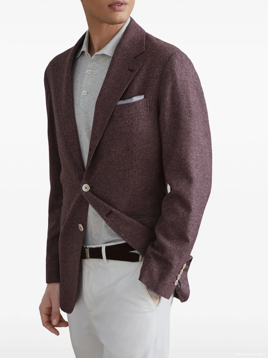 Affordable blazer Tagliatore Men puppytooth 0313