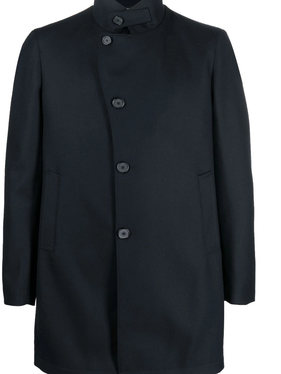 Affordable button coat asymmetric Men fasten Tagliatore 0306