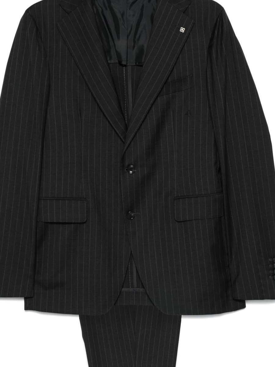 Affordable pinstripe-pattern Tagliatore single-breasted Men suit 0308