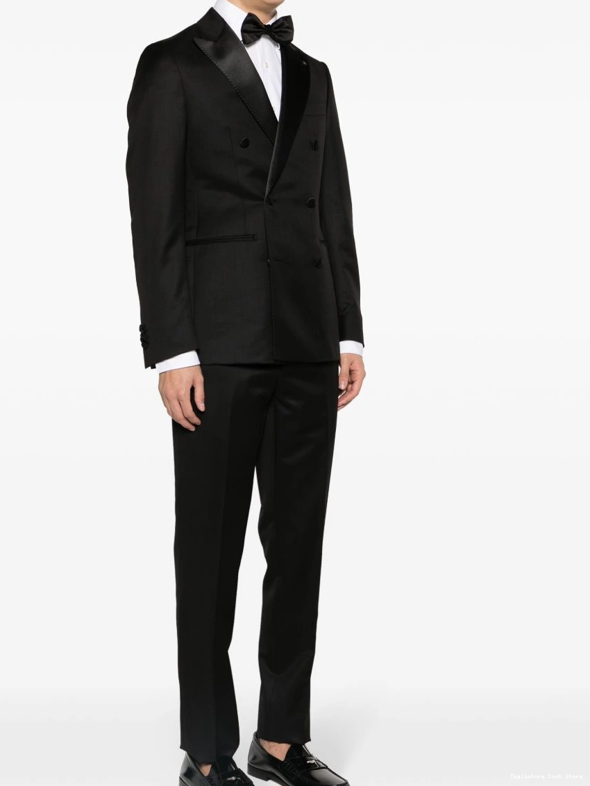 Affordable double-breasted Tagliatore suit peak-lapels Men 0309